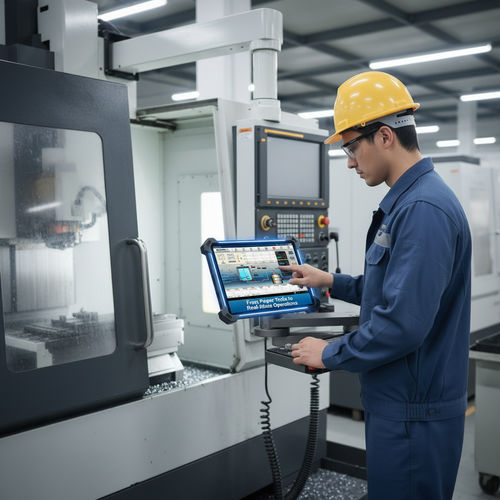 กรณี บริษัท ล่าสุดเกี่ยวกับ Smart Efficiency on the Factory Floor: How Industrial Tablets Transformed Manufacturing and Logistics Operations