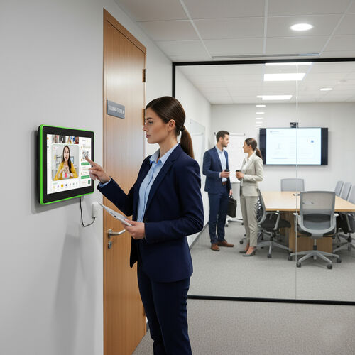 กรณี บริษัท ล่าสุดเกี่ยวกับ Turning Corporate Training Rooms into Efficient Learning Spaces with Meeting Reservation Tablets