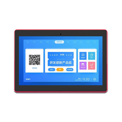 15.6 นิ้ว RK3566 NFC POE พาวเวอร์ แท็บเล็ต คอมพิวเตอร์ติดผนัง การประชุม แอนดรอยด์ แท็บเล็ตด้วยไฟ LED