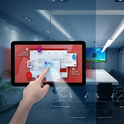 15แท็บเล็ตห้องประชุม RK3566 ขนาด.6 นิ้ว พร้อมพลังงาน POE และรองรับ NFC