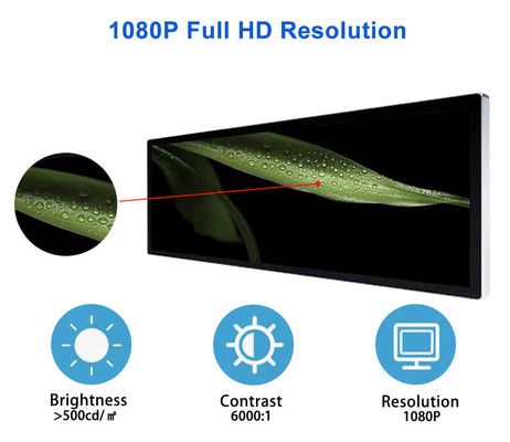 เครื่องโฆษณาติดผนังแบบ LCD แบบสตาร์ 21 นิ้ว สําหรับความต้องการโฆษณาที่ทันสมัย