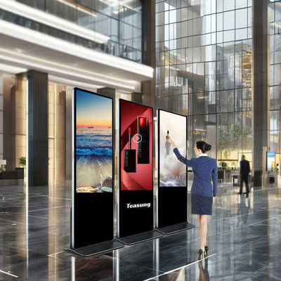 86 นิ้ว Super Large ลิเวอร์ติกัลจอจอ LCD โฆษณาสําหรับ Kiosks ภายใน
