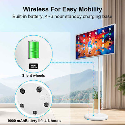 ทีวี 24 นิ้ว Stand By Me TV ในห้อง Android 12 โฆษณา ใบป้ายดิจิตอล โทรศัพท์มือถือ ชั้นยืน Smart TV