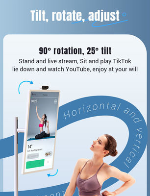เครื่องถ่ายทอดสดหลายฟังก์ชัน All-in-one เครื่อง 32 นิ้ว Stand By Me TV พร้อมกล้อง
