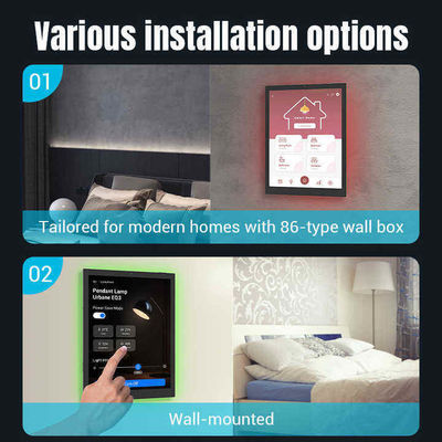 9.7 นิ้ว แอนดรอยด์ 13 อัตโนมัติ แท็บเล็ต All-in-one RK3566 Smart Home Control Screen
