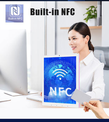 แท็บเล็ต Android 13 ติดผนังขนาด 9.7 นิ้ว RK3566 4+32GB POE NFC แท็บเล็ตควบคุมบ้านอัจฉริยะพร้อมแถบไฟ LED