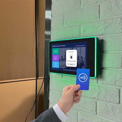 10.1 นิ้ว ห้องประชุม แอนดรอยด์ แท็บเล็ต RK3399 NFC POE Meeting Room Scheduler แท็บเล็ต PC พร้อมไฟ LED