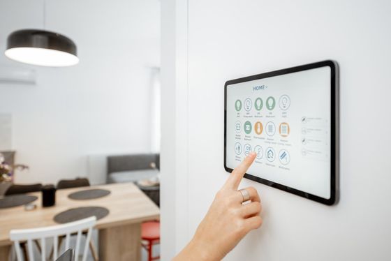 Oem Odm Smart Home 10.1Inch RK3288 แท็บเล็ต วอล์มอนท์ Nfc Poe แท็บเล็ต Android พร้อมไฟ LED