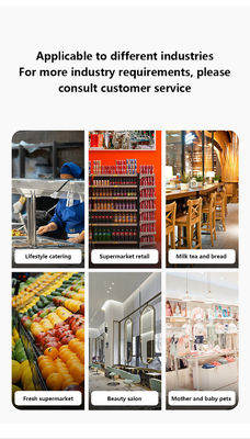 14 นิ้ว Dual Touch Screen Windows7 Pos เครื่องจองเงิน i3 Cpu 4+64GB เครื่องจอง POS Desktop พร้อมเครื่องพิมพ์ คีย์บอร์ด สแกนเนอร์