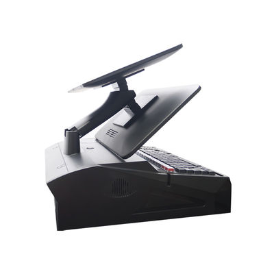 ระบบ POS หน้าจอสัมผัสคู่ขนาด 13.3/15.6 นิ้ว ระบบ Win I3 POS เทอร์มินัลสำหรับร้านค้าปลีก พร้อมฐานพับได้