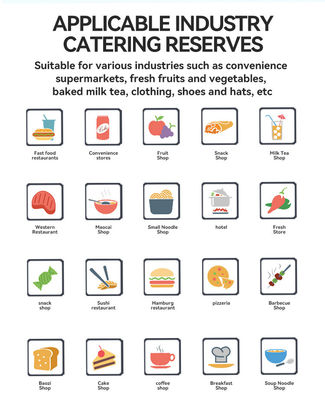 ร้านอาหารสั่งเครื่องพิมพ์ความร้อน ด้วยความละเอียด Win/Android POS Cash Register 13.3/15.6 นิ้ว 1366*768 ความละเอียด