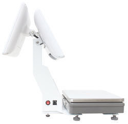 15.4 นิ้ว Dual Screen Win Touch All in One Scale Weighing POS ซุปเปอร์มาร์เก็ต โฮเต็ล's Ultimate POS Solution กับ WIFI/BT