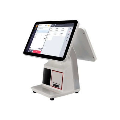 เครื่อง POS Android All in One หน้าจอสัมผัสขนาด 15.6 นิ้ว 8G 128G เพื่อประสิทธิภาพและการปรับแต่งสำหรับร้านอาหาร