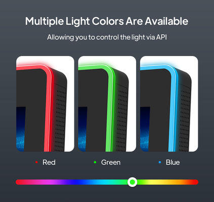 10.1" RK3288 แท็บเล็ตสําหรับการจองห้องประชุม Android พร้อม NFC, POE และ LED Light Bar
