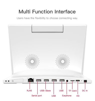 แท็บเล็ตพีซี Android รูปตัว L ขนาด 10.1 นิ้ว พร้อม WiFi NFC หน้าจอสัมผัส Quad Core สำหรับสำนักงานอัจฉริยะ ตู้บริการตนเองเพื่อธุรกิจ