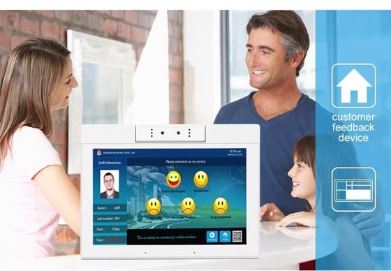 แท็บเล็ตพีซี Android รูปตัว L ขนาด 10.1 นิ้ว พร้อม WiFi NFC หน้าจอสัมผัส Quad Core สำหรับสำนักงานอัจฉริยะ ตู้บริการตนเองเพื่อธุรกิจ