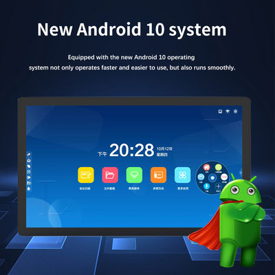 จอแสดงผลเชิงพาณิชย์แบบติดผนังขนาด 32 นิ้ว ป้ายดิจิทัลโฆษณา แท็บเล็ตพีซี Android NFC POE หน้าจอสัมผัส ตู้บริการธุรกิจ