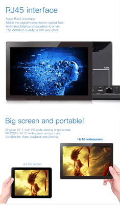 จอแสดงผลโปสเตอร์เชิงพาณิชย์แบบติดผนังขนาด 10.1 นิ้ว ป้ายดิจิทัล แท็บเล็ตพีซี Android POE NFC กล้องหน้าจอสัมผัสสำหรับห้างสรรพสินค้า