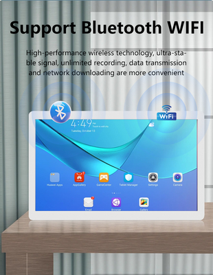 แท็บเล็ตคอมพิวเตอร์พีซี Android 12 ขนาด 24 นิ้ว ติดผนัง POE NFC LCD หน้าจอสัมผัสสำหรับโฆษณาป้ายดิจิทัล