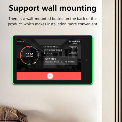 แท็บเล็ตพีซี Android หน้าจอสัมผัสติดผนังขนาด 10.1 นิ้ว ระบบจองห้องประชุม