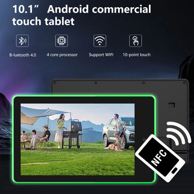แท็บเล็ตพีซีติดผนัง Android ขนาด 15.6 นิ้ว พร้อมแถบไฟ LED Quad Core RK3566 สำหรับจองห้องประชุม