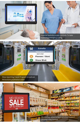 แท็บเล็ตพีซี Android POE ติดผนังขนาด 15.6 นิ้ว RK3566 พร้อมไฟ LED สำหรับระบบจองห้องประชุม