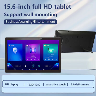 วอล์ทมานท์ 15.6 นิ้ว 1080p IPS Win 10 OS แท็บเล็ตคอมพิวเตอร์ POE NFC RJ45 Wi-Fi จอสัมผัส