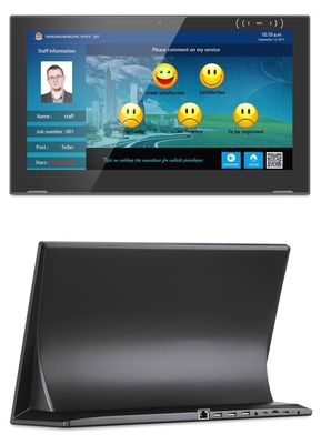 POE RJ45 ห้องประชุมจอแสดงภาพ / 17 นิ้ว Android Tablet PC