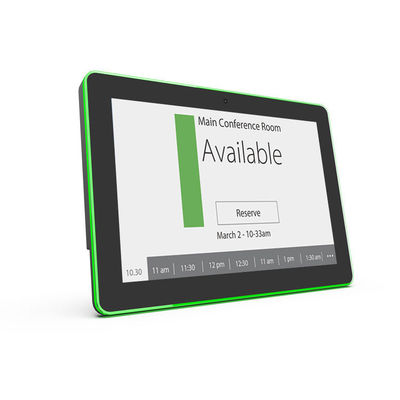 10.1 นิ้ว ห้องประชุม แอนดรอยด์ แท็บเล็ต RK3399 NFC POE Meeting Room Scheduler แท็บเล็ต PC พร้อมไฟ LED