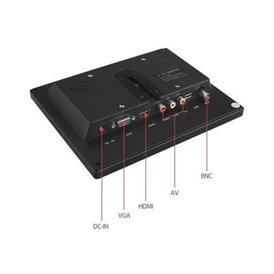 9~36VDC 800x480 8 นิ้ว LCD CCTV Monitor ด้วย BNC AV HDMI USB