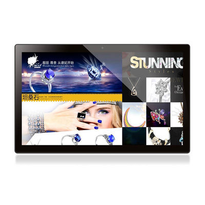 18.5 นิ้ว แอนดรอยด์ แท็บเล็ต หน้าจอสัมผัส Flat IPS RK3288 RK3399 With POE