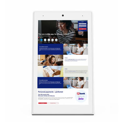 แท็บเล็ตออนไลน์ 10 นิ้ว UL-Certified Portrait พร้อม RJ45 และ PoE