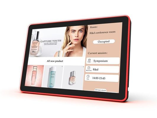 แท็บเล็ตติดผนัง พร้อมโปรเซสเซอร์ Android 8.1 Quad Core และ 10-Point Capacitive Touch สําหรับการจัดการห้องประชุม