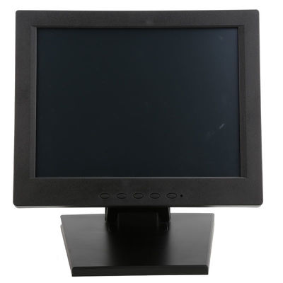 POS Resistive DC12V 12 นิ้ว LCD มอนิเตอร์จอสัมผัส