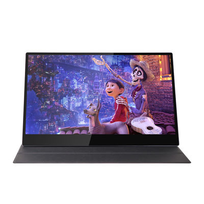 3840x2160 10 มม 15.6 นิ้ว โทรศัพท์มือถือ มอนิเตอร์สัมผัส 4k จอ USB แบบ C HDMI