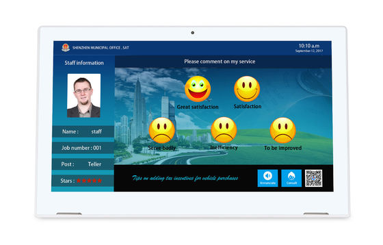 L Shape 1920x1080 13.3 นิ้ว แท็บเล็ต Android ทั้งหมดในเครื่องเดียว พร้อมหน้าจอสัมผัส WIFI RJ45