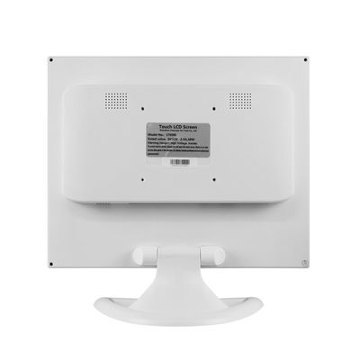 17 นิ้ว LCD โฮปสตาร์ โมเนอร์ 1280 * 1024 สีขาว AV Inputs