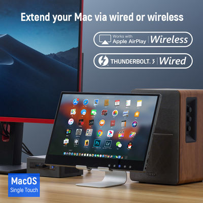 1080p 5ms Usb Powered Touchscreen Monitor, 11mm Wireless Touchscreen Monitor สําหรับคอมพิวเตอร์