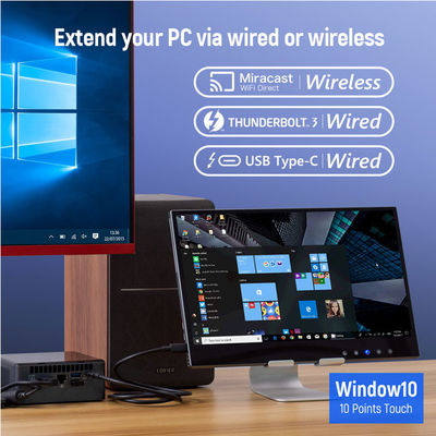โฮปสตาร์ 11 มม 15.6 นิ้ว คอมพิวเตอร์ มอนิเตอร์ 1080P Full HD IPS มอนิเตอร์จอสัมผัส