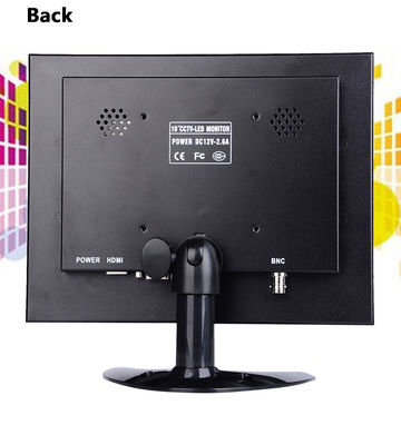 24VDC 10 Inch LCD Car Monitor 300cd/m2 HDMI USB VGA HD ความละเอียดจอ LCD