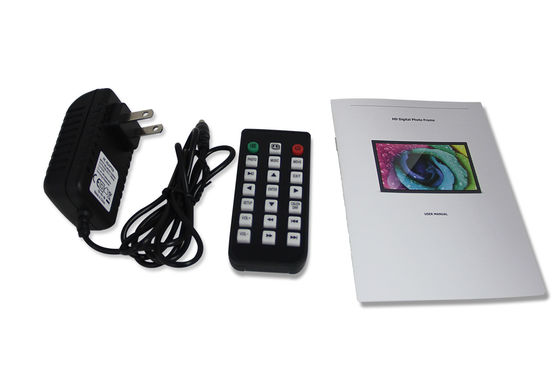 กรอบภาพดิจิตอล LCD ขนาด 7 นิ้ว 1024x600 IPS Screen ความสว่างปรับได้