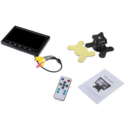 4 วิดีโอ หน่วยเข้า 9 นิ้ว 5ms LCD Car Monitor 1024X600 สําหรับรถบรรทุก