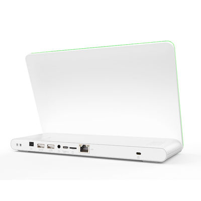 แท็บเล็ตพีซีระบบแอนดรอยด์หน้าจอสัมผัส IPS ขนาด 10.1 นิ้ว พร้อมเครื่องอ่าน NFC RFID และแถบไฟ LED สำหรับเทอร์มินัลแบบโต้ตอบ