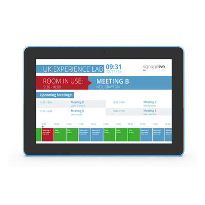 10.1 นิ้ว IPS POE แพทเล็ตพีซี Android พร้อม RK3288 Quad Core สําหรับห้องประชุม