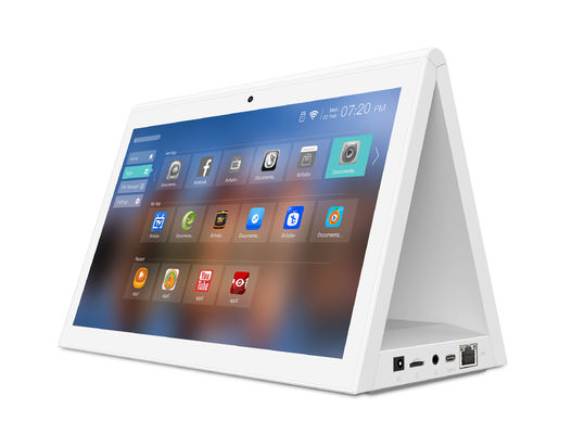 แท็บเล็ต Android ขนาด 10 นิ้ว RK3288 Quad Core พร้อมจอสองตัว สําหรับการใช้งานในอุตสาหกรรมและการค้า