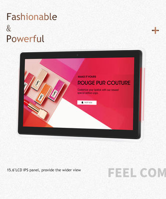 RK3288 Quad-Core 13.3" LCD Panel แอนดรอยด์ แท็บเล็ต พร้อม Power over Ethernet (POE) สําหรับการใช้งานในอุตสาหกรรม