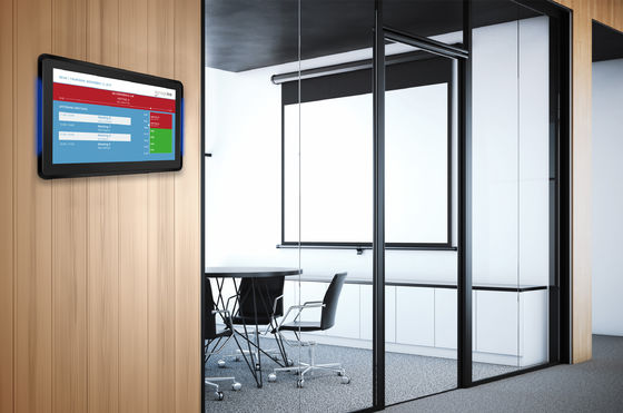 RK3288 Quad-Core 13.3" LCD Panel แอนดรอยด์ แท็บเล็ต พร้อม Power over Ethernet (POE) สําหรับการใช้งานในอุตสาหกรรม