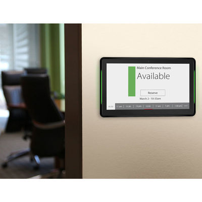 แท็บเล็ต Android ติดผนังสำหรับห้องประชุมขนาด 10.1 นิ้ว NFC POE พร้อมแถบไฟ LED