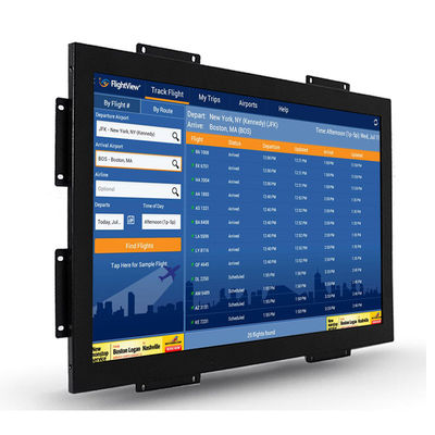 การสัมผัสที่ติดตั้ง 5ms 6ms โมเนอร์จอสัมผัสกรอบเปิด TFT LED LCD IPS