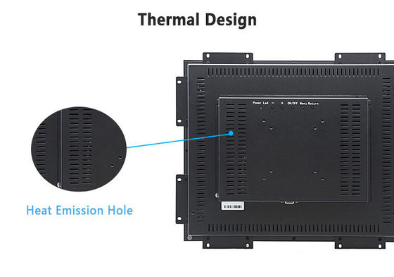 การสัมผัสที่ติดตั้ง 5ms 6ms โมเนอร์จอสัมผัสกรอบเปิด TFT LED LCD IPS